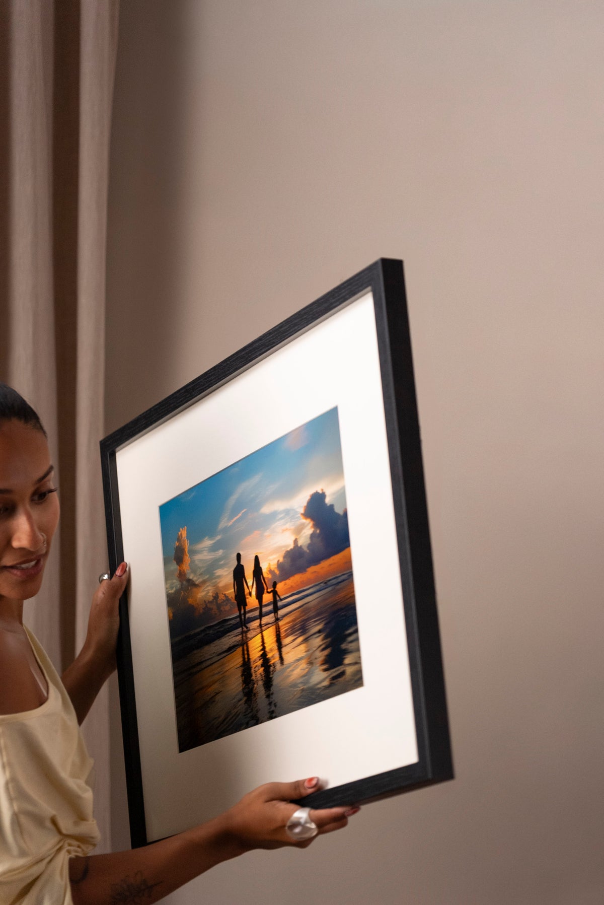 Framewick frames at home