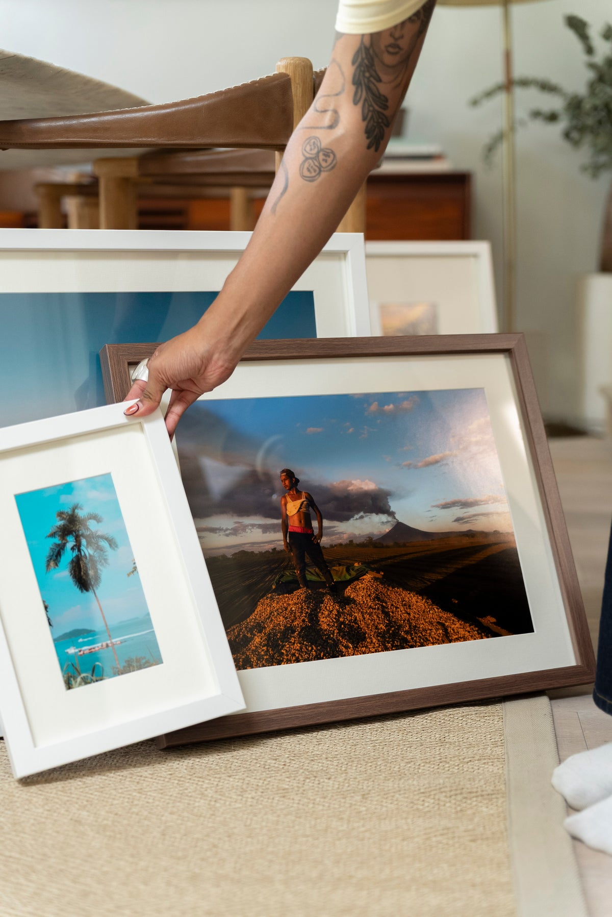 Framewick frames at home