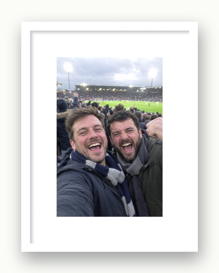 That match, framed