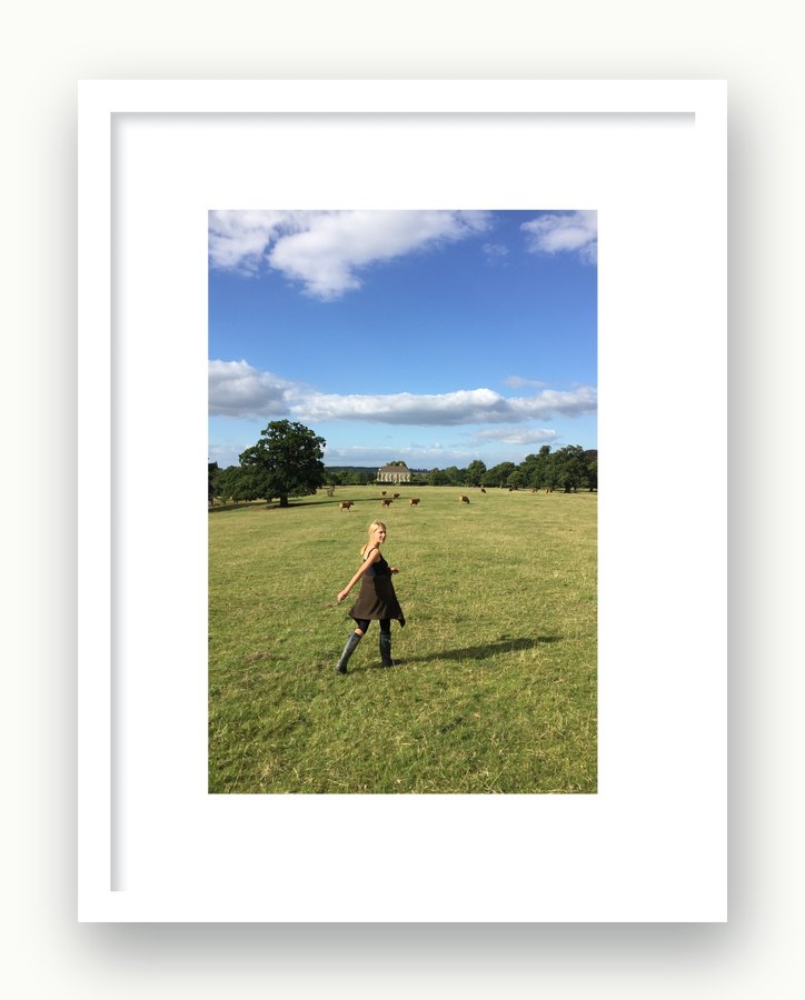 That day in the park, framed