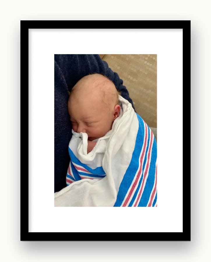 That first week, framed